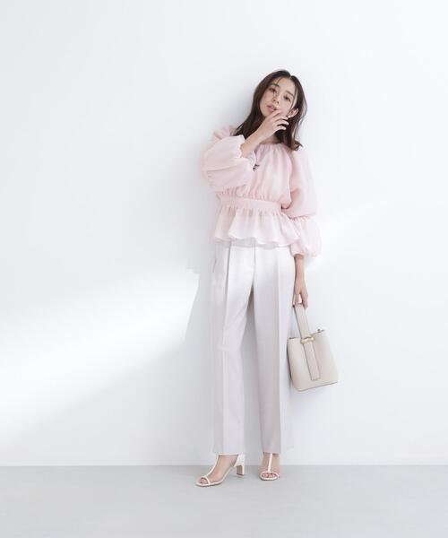 NATURAL BEAUTY BASIC(ナチュラルビューティーベーシック)の「◇ダブルブレスト SETUP パンツ(その他パンツ・レディース・ネイビー/ベージュ系その他/ピンク系その他/オフホワイト・SMALL/MEDIUM)」の19枚目の写真