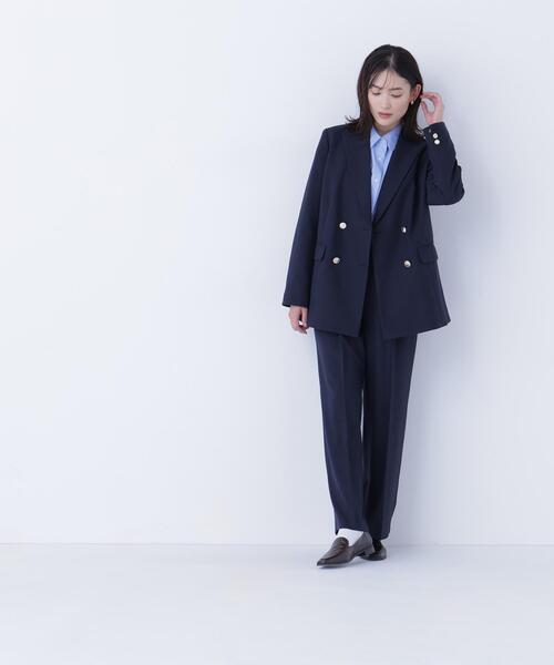 NATURAL BEAUTY BASIC(ナチュラルビューティーベーシック)の「◇ダブルブレスト SETUP パンツ(その他パンツ・レディース・ネイビー/ベージュ系その他/ピンク系その他/オフホワイト・SMALL/MEDIUM)」の13枚目の写真