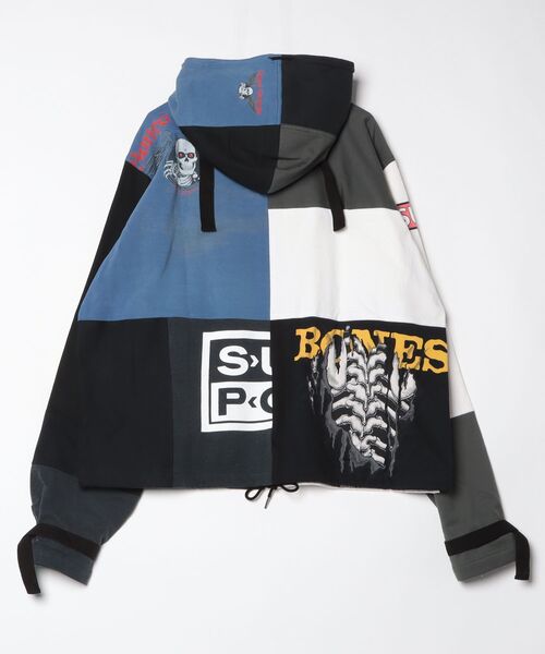 Children of the discordance（チルドレン オブ ザ ディスコ-ダンス）の「Children of the discordance / NY: ARCHIVE TEE PATCHWORK SALVAGE PARKA / COTDNYPO-022（パーカー・メンズ・その他・1/2/3）」の2枚目の写真