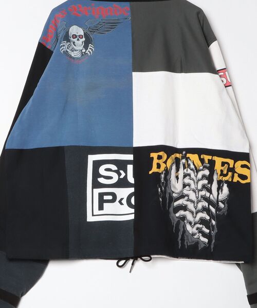 Children of the discordance（チルドレン オブ ザ ディスコ-ダンス）の「Children of the discordance / NY: ARCHIVE TEE PATCHWORK SALVAGE PARKA / COTDNYPO-022（パーカー・メンズ・その他・1/2/3）」の3枚目の写真