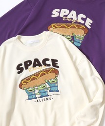 MICKEY MOUSE（ミッキーマウス）の「2026SS Disney/ディズニー ミッキー トイストーリー 裏毛 サガラ刺繍 オーバーサイズ スウェットトレーナー（スウェット）」