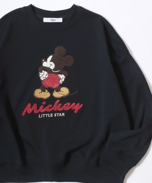Disney(ディズニー)の「2026SS Disney/ディズニー ミッキー トイストーリー 裏毛 サガラ刺繍 オーバーサイズ スウェットトレーナー(スウェット・レディース・アイボリー/ブラック/レッド/パープル・M/L)」の22枚目の写真
