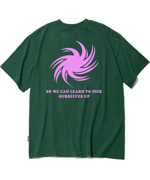 TRIPSHION(トリップション)の「ピンクトルネード ロゴTシャツ - グリーン(Tシャツ/カットソー・メンズ・その他・LARGE/MEDIUM/X-LARGE)」の1枚目の写真