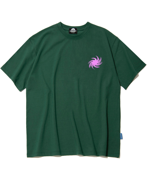 TRIPSHION(トリップション)の「ピンクトルネード ロゴTシャツ - グリーン(Tシャツ/カットソー・メンズ・その他・LARGE/MEDIUM/X-LARGE)」の2枚目の写真