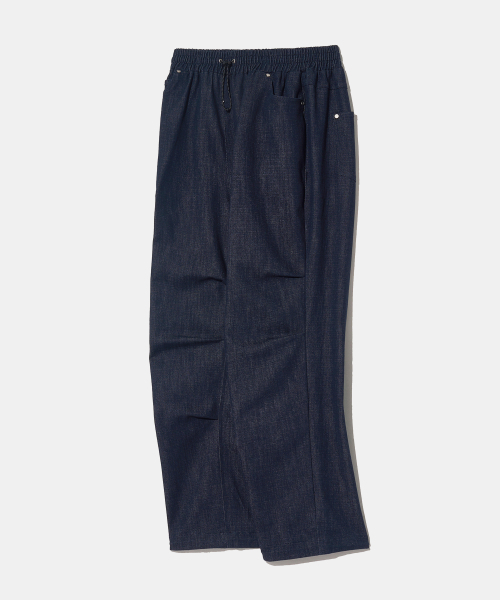 Diamond Layla(ダイアモンドレイラ)の「Unmodified Denim String Wide Pants P16 Blue Denim(その他パンツ・レディース・その他・LARGE/MEDIUM)」の1枚目の写真