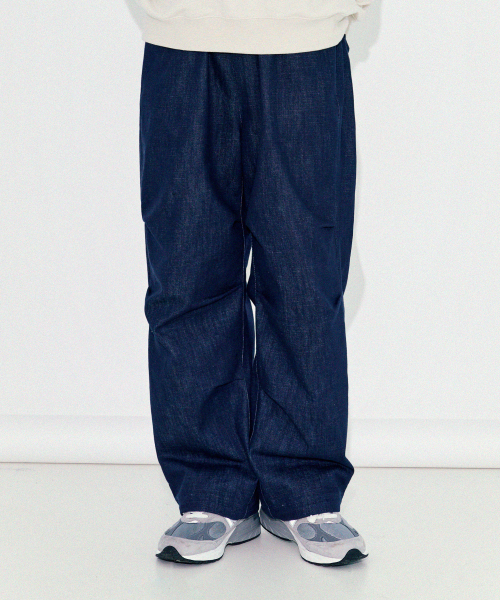Diamond Layla(ダイアモンドレイラ)の「Unmodified Denim String Wide Pants P16 Blue Denim(その他パンツ・レディース・その他・LARGE/MEDIUM)」の10枚目の写真