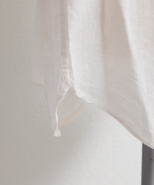 PUAL CE CIN（ピュアルセシン）の「襟袖レースプチハイネックブラウス（シャツ/ブラウス・レディース・オフホワイト/ブラック・FREE）」の14枚目の写真