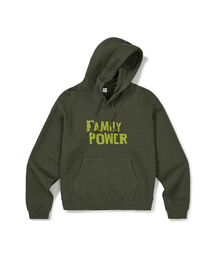 [Mmlg] FAMILY MESSAGE HOODIE (MOSS KHAKI)