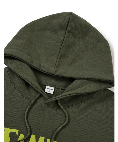 MMLG（エムエムエルジー）の「[Mmlg] FAMILY MESSAGE HOODIE (MOSS KHAKI)（パーカー・レディース・その他・X-LARGE/SMALL/MEDIUM/LARGE）」の3枚目の写真