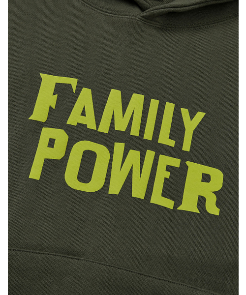 MMLG（エムエムエルジー）の「[Mmlg] FAMILY MESSAGE HOODIE (MOSS KHAKI)（パーカー・レディース・その他・X-LARGE/SMALL/MEDIUM/LARGE）」の4枚目の写真