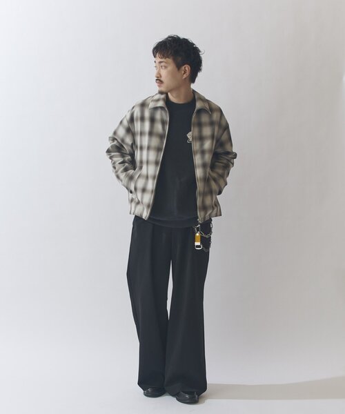 Lui's(ルイス)の「オンブレーチェックブルゾン(ブルゾン・メンズ・ブラック/ブラウン・S/M)」の20枚目の写真