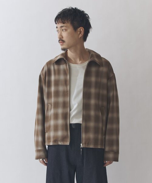 Lui's(ルイス)の「オンブレーチェックブルゾン(ブルゾン・メンズ・ブラック/ブラウン・S/M)」の21枚目の写真