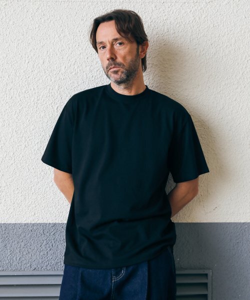 ESN(イーエスエヌ)の「プレミアムシングルセミオーバーフィットTシャツネイビー(Tシャツ/カットソー・メンズ・その他・X-LARGE/XX-LARGE/LARGE/MEDIUM)」の1枚目の写真