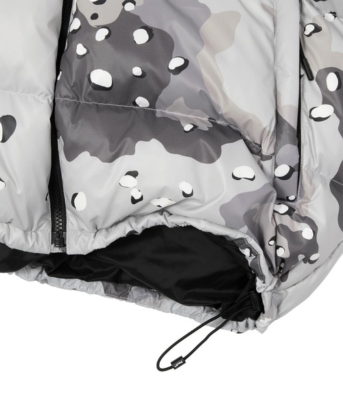 HUF（ハフ）の「PERTEX EXPLORER DOWN JACKET（ダウンジャケット/コート・メンズ・ブラック/グレー系カモフラージュ/ブルー・XL/L/S/M）」の10枚目の写真