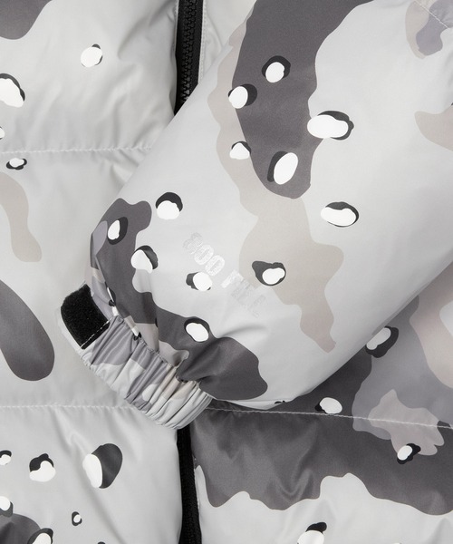 HUF（ハフ）の「PERTEX EXPLORER DOWN JACKET（ダウンジャケット/コート・メンズ・ブラック/グレー系カモフラージュ/ブルー・XL/L/S/M）」の9枚目の写真