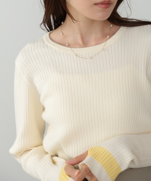 Bab(バブ)の「グロウパールネックレス(ネックレス・レディース・シルバー/ゴールド・ONESIZE)」の10枚目の写真