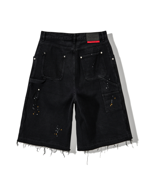 CORD(コード)の「ペインテッドウォッシュドバミューダパンツ_BK(その他パンツ・メンズ・その他・MEDIUM/LARGE/X-LARGE)」の5枚目の写真