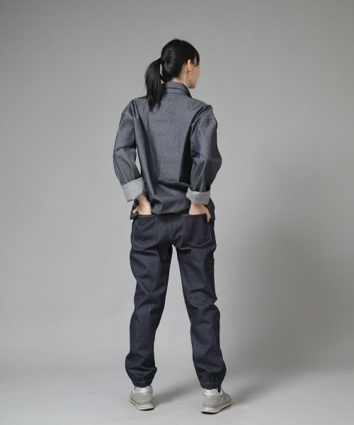 SAINTCREW(セントクルー)の「リンクルポケットアノラックシャツ WPA-413 デニムライトインディゴ(シャツ/ブラウス・メンズ・その他・MEDIUM/LARGE/X-LARGE)」の7枚目の写真