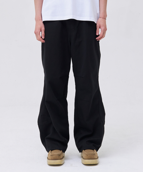 AKECII(アケシ)の「タマウォッシュドコットンパンツ-ブラック(その他パンツ・メンズ・その他・SMALL/MEDIUM/LARGE)」の1枚目の写真