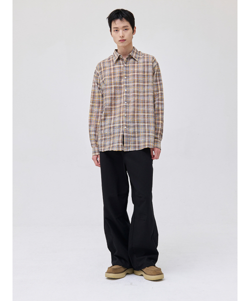 AKECII(アケシ)の「タマウォッシュドコットンパンツ-ブラック(その他パンツ・メンズ・その他・SMALL/MEDIUM/LARGE)」の2枚目の写真