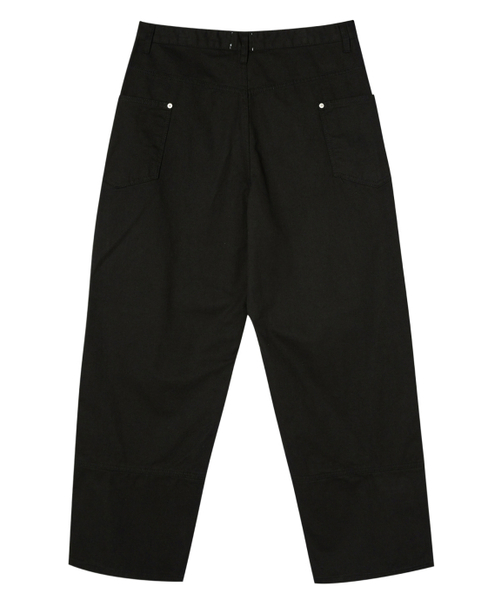 AKECII(アケシ)の「タマウォッシュドコットンパンツ-ブラック(その他パンツ・メンズ・その他・SMALL/MEDIUM/LARGE)」の5枚目の写真