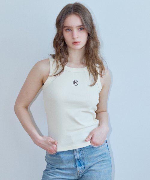 MARROT(マロット)の「シンボルスリーブレストップ_クリーム(Tシャツ/カットソー・レディース・その他・FREE)」の1枚目の写真