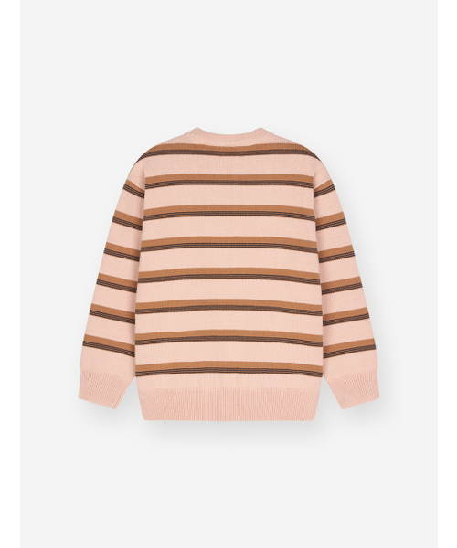 FLATWAVE IN SEOUL(フラットウェーブインソウル)の「Aav Stripe Vintage Cotton Round Knit Beige(ニット/セーター・メンズ・その他・MEDIUM/LARGE)」の6枚目の写真