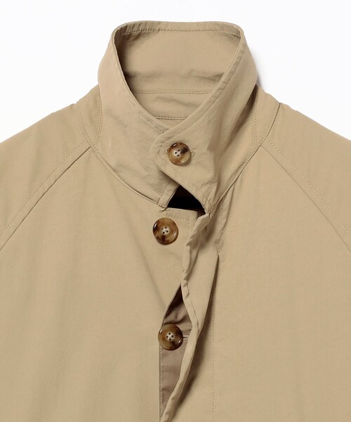 BEAMS BOY（ビームスボーイ）の「ソロテックス バルマカンコート（ステンカラーコート・レディース・ベージュ/ネイビー・1/2）」の19枚目の写真