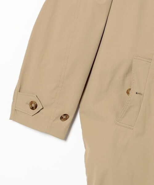 BEAMS BOY（ビームスボーイ）の「ソロテックス バルマカンコート（ステンカラーコート・レディース・ベージュ/ネイビー・1/2）」の21枚目の写真