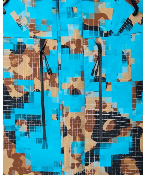 uniform experiment（ユニフォームエクスペリメント）の「CAMOUFLAGE 3LAYER MOUNTAIN JACKET（マウンテンパーカー・メンズ・ブルー/パープル・2/3/1/4/5）」の9枚目の写真