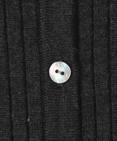 IENA（イエナ）の「EXメリノリブ ポロ襟カーディガン（カーディガン/ボレロ・レディース・ピンク/ブラック系その他/グレー・FREE）」の21枚目の写真