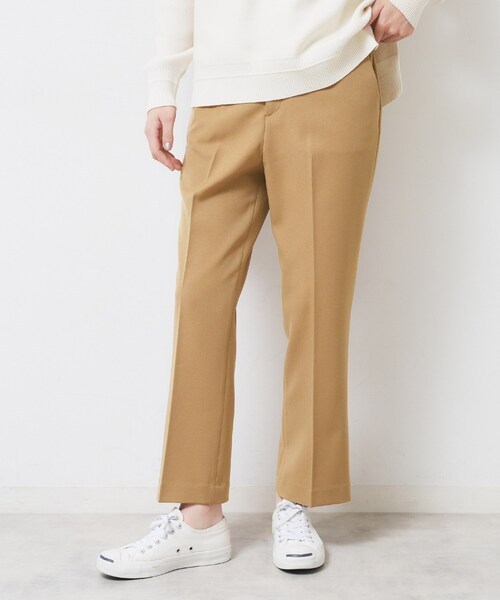 Dessin(デッサン)の「【洗える】ツイルスティックパンツ(その他パンツ・レディース・ブラック/キャメル・00/01/02/03)」の2枚目の写真