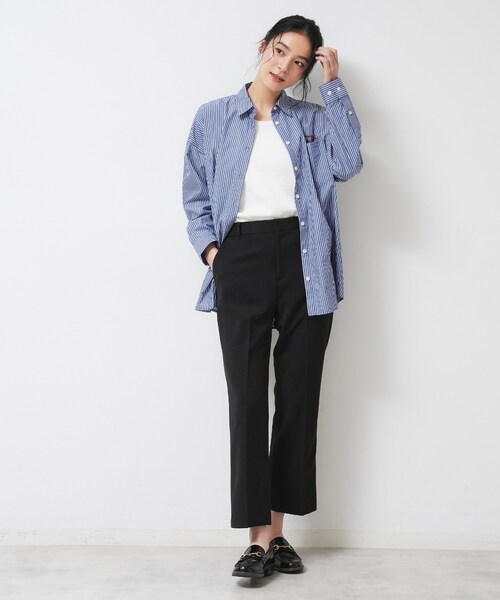 Dessin(デッサン)の「【洗える】ツイルスティックパンツ(その他パンツ・レディース・ブラック/キャメル・00/01/02/03)」の5枚目の写真