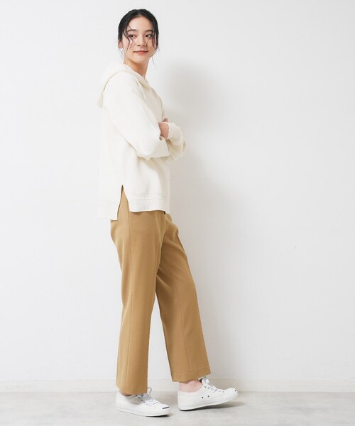 Dessin(デッサン)の「【洗える】ツイルスティックパンツ(その他パンツ・レディース・ブラック/キャメル・00/01/02/03)」の9枚目の写真