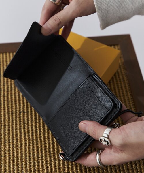 ITTI（イッチ）の「【ITTI】CRISTY WIND COMPACT WLT（財布・メンズ・ブラック/ダークグレー・FREE）」の9枚目の写真