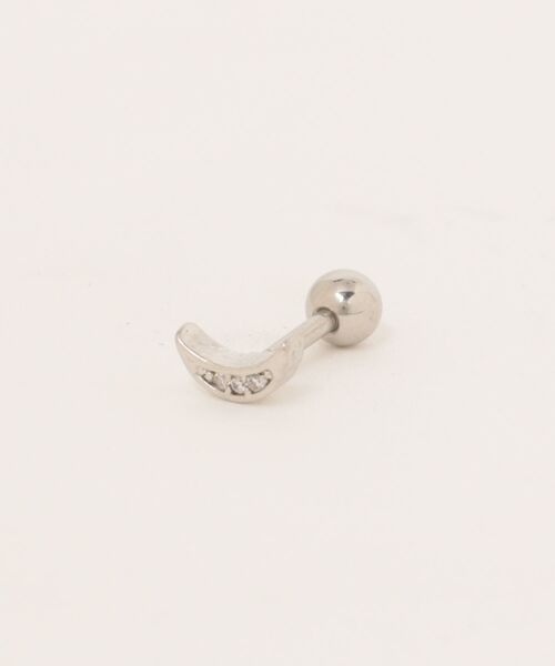 TONE SELECT GOODS(トーンセレクトグッズ)の「【Peony/ピオニー】/ステンレスポスト 片耳用 メタルムーンピアス(ピアス(片耳用)・レディース・ゴールド/シルバー/ピンクゴールド・FREE)」の8枚目の写真