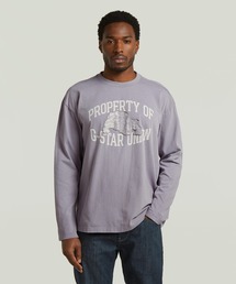 Sunfaded Relaxed Graphic T-Shirt/サンフェード加工リラックスグラフィックロングスリーブTシャツ