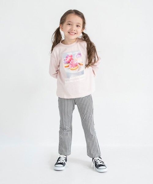 BRANSHES（ブランシェス）の「【ブランシェスmini】リボンポケットロングパンツ（その他パンツ・キッズ・ピンクベージュ/サックスブルー/ブラック/ピンク/カラフル・90/100/80/120/110/130）」の15枚目の写真