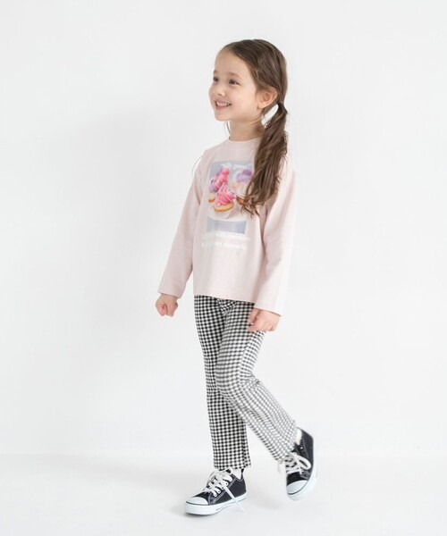 BRANSHES（ブランシェス）の「【ブランシェスmini】リボンポケットロングパンツ（その他パンツ・キッズ・ピンクベージュ/サックスブルー/ブラック/ピンク/カラフル・90/100/80/120/110/130）」の17枚目の写真