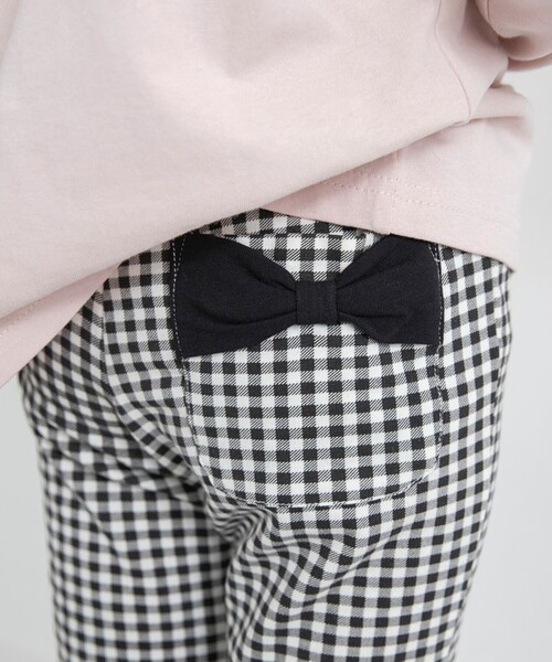 BRANSHES（ブランシェス）の「【ブランシェスmini】リボンポケットロングパンツ（その他パンツ・キッズ・ピンクベージュ/サックスブルー/ブラック/ピンク/カラフル・90/100/80/120/110/130）」の19枚目の写真