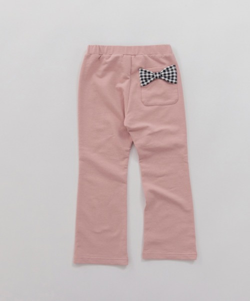 BRANSHES（ブランシェス）の「【ブランシェスmini】リボンポケットロングパンツ（その他パンツ・キッズ・ピンクベージュ/サックスブルー/ブラック/ピンク/カラフル・90/100/80/120/110/130）」の3枚目の写真