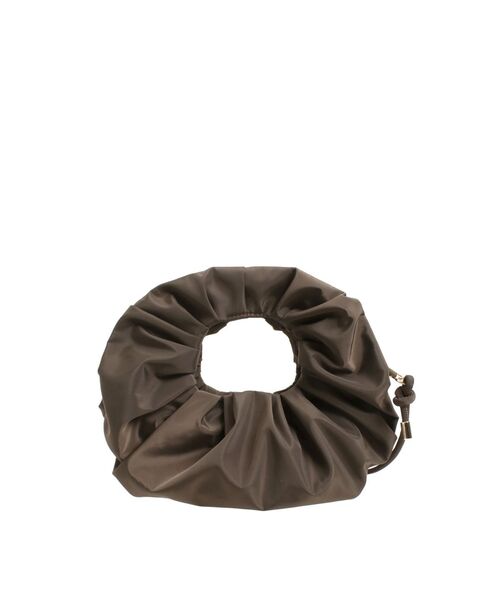 OUTDOOR PRODUCTS(アウトドアプロダクツ)の「【OUTDOOR PRODUCTS×ELLENDEEK別注】タックサークルバッグ(ハンドバッグ・レディース・ラベンダー/ブラウン/オフホワイト・FREE)」の18枚目の写真