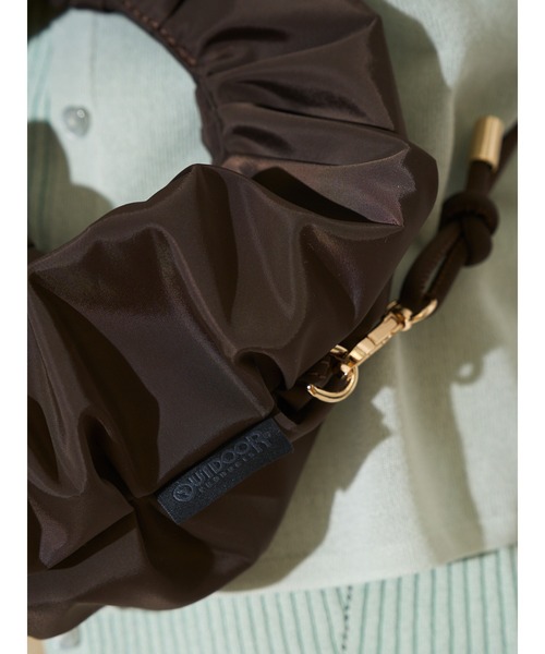 OUTDOOR PRODUCTS(アウトドアプロダクツ)の「【OUTDOOR PRODUCTS×ELLENDEEK別注】タックサークルバッグ(ハンドバッグ・レディース・ラベンダー/ブラウン/オフホワイト・FREE)」の22枚目の写真