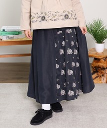 EMAGO フルーツ刺繍スカート