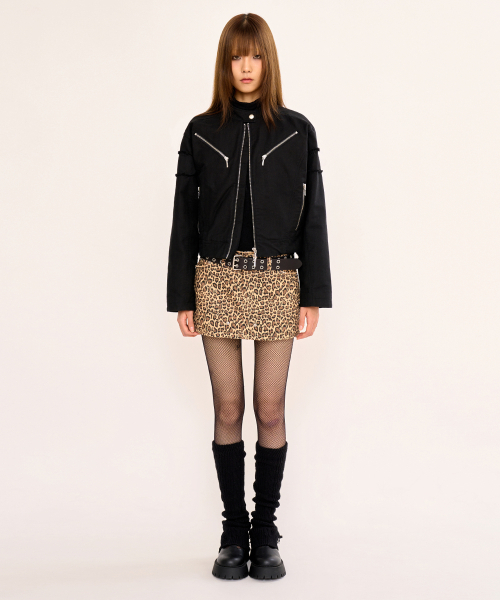 FANYOUNG(ファンヤング)の「ダメージミニスカート - レオパード(スカート・レディース・その他・SMALL/MEDIUM)」の5枚目の写真