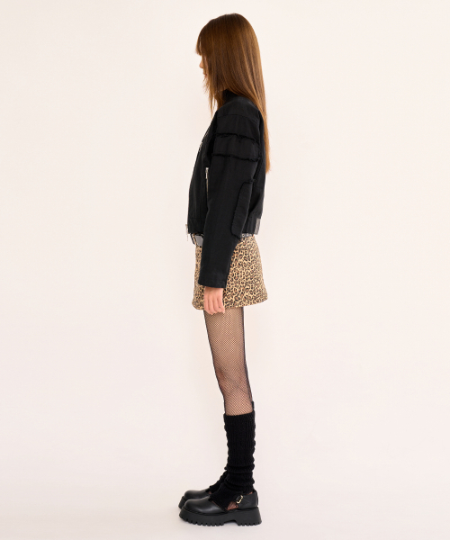 FANYOUNG(ファンヤング)の「ダメージミニスカート - レオパード(スカート・レディース・その他・SMALL/MEDIUM)」の7枚目の写真