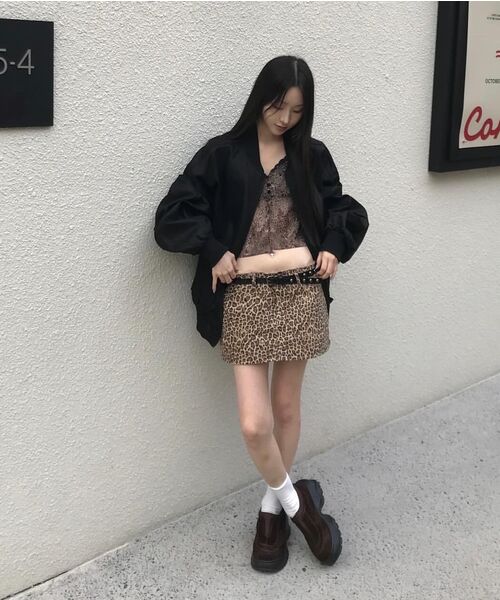 FANYOUNG(ファンヤング)の「ダメージミニスカート - レオパード(スカート・レディース・その他・SMALL/MEDIUM)」の15枚目の写真
