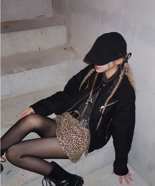 FANYOUNG(ファンヤング)の「ダメージミニスカート - レオパード(スカート・レディース・その他・SMALL/MEDIUM)」の19枚目の写真