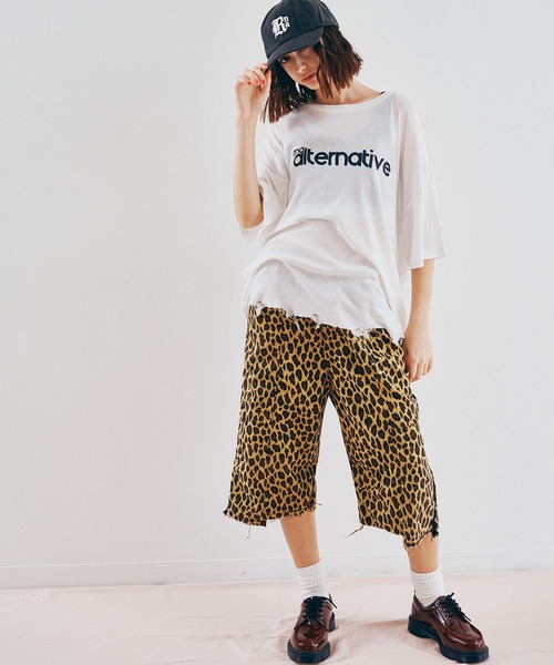 RNA(アールエヌエー)の「R4440 ウエービーテープクロップドパンツ(その他パンツ・レディース・カモフラージュ/レオパード・MEDIUM)」の7枚目の写真
