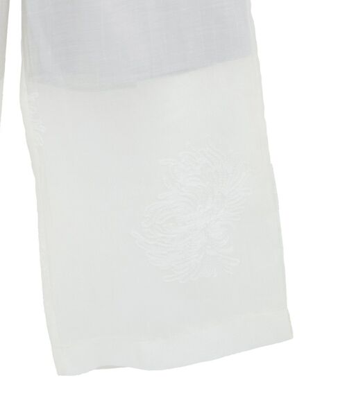 GARAGE OF GOOD CLOTHING(ガレージオブグッドクロージング)の「シアー刺繍ドロストストレートパンツ(その他パンツ・レディース・ホワイト/ブラック・FREE)」の21枚目の写真